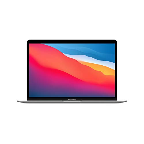 Nuevo Apple MacBook Air (de 13 pulgadas, Chip M1 de Apple con CPU de ocho núcleos y GPU de siete núcleos, 8 GB RAM, 256 GB SSD) - Plata