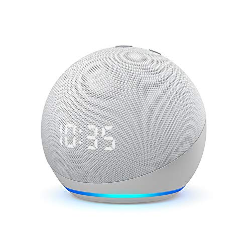 Nuevo Echo Dot (4.ª generación) | Altavoz inteligente con reloj y Alexa | Blanco Nuevo Echo Dot (4.ª generación) | Altavoz inteligente con reloj y Alexa | Blanco