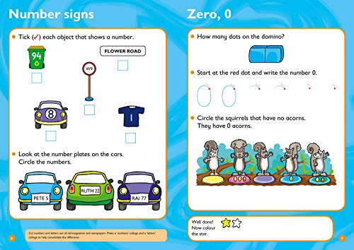Numbers Bumper Book Ages 3-5: Reception Maths Home Learning and School Resources from the Publisher of Revision Practice Guides, Workbooks, and Activities. (Collins Easy Learning Preschool)