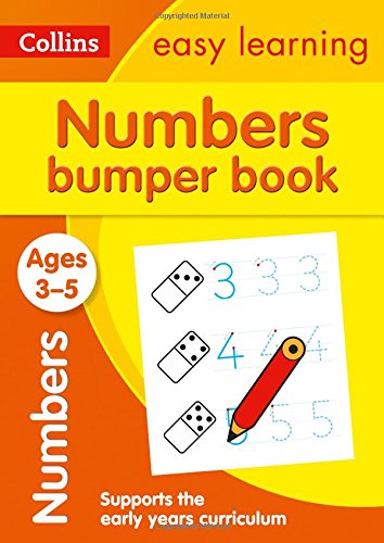 Numbers Bumper Book Ages 3-5: Reception Maths Home Learning and School Resources from the Publisher of Revision Practice Guides, Workbooks, and Activities. (Collins Easy Learning Preschool)