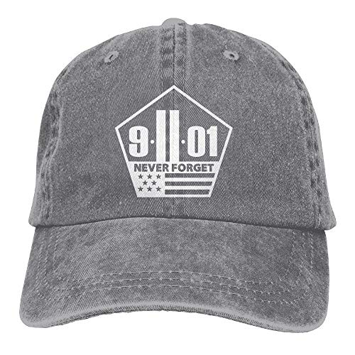 Nunca Olvide 9-11 Pentagon Twin Towers Unisex Ajustable Algodón Denim Hat Washed Retro Gimnasio Hat Cap Hat New15