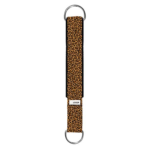 NUNIQ LOOOP Leo Baby - Correas para reformador de pilates, longitud ajustable con doble anilla en D, diseño de leopardo, un par (2 unidades) NUNIQ LOOOP Leo Baby - Correas para reformador de pilates, longitud ajustable con doble anilla en D, diseño de leopardo, un par (2 unidades)