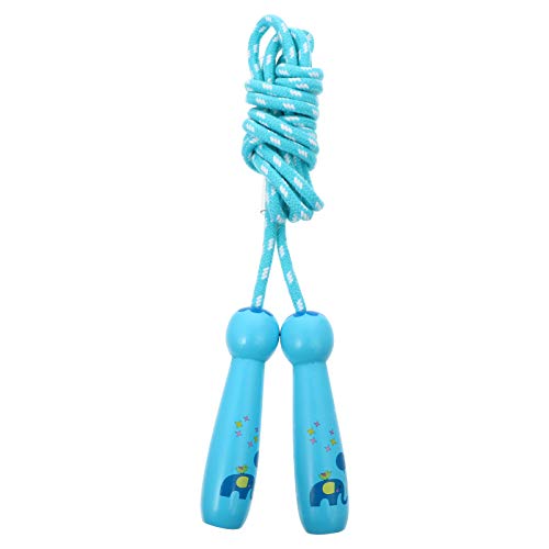 NUOBESTY 1 Juego de Cuerda de Saltar Deportes Ajustable Cuerda de Saltar Cuerda de Saltar Cable Rápido Portátil con Bolsa Impermeable para Hombres Mujeres Niños Hogar Exterior Físico Azul