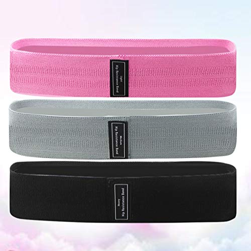 NUOBESTY 3 Piezas Banda de Resistencia a La Sentadilla Caderas Círculo Práctica Anillo Elástico Exagera Cinturón de Tensión Banda de Entrenamiento de Fitness con Bolsa E Instrucciones Rosa Gris Negro NUOBESTY 3 Piezas Banda de Resistencia a La Sentadilla Caderas Círculo Práctica Anillo Elástico Exagera Cinturón de Tensión Banda de Entrenamiento de Fitness con Bolsa E Instrucciones Rosa Gris Negro