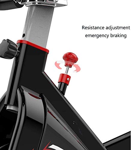 Nuokix Ciclismo Indoor bicicleta estática, Ciclos estudio de ejercicio de entrenamiento Máquinas cardiovasculares Actividades de interior, asiento ajustable Manillar máxima de 100 kg Capacidad de carg Nuokix Ciclismo Indoor bicicleta estática, Ciclos estudio de ejercicio de entrenamiento Máquinas cardiovasculares Actividades de interior, asiento ajustable Manillar máxima de 100 kg Capacidad de carg