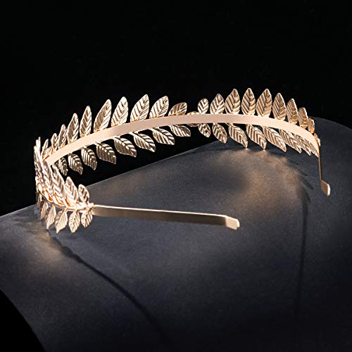 NUOLUX Corona Nupcial Dorada del Pelo de La Corona de La Diosa de La Corona de La Diosa Romana de La Corona DelPelo del Estilo Nupcial NUOLUX Corona Nupcial Dorada del Pelo de La Corona de La Diosa de La Corona de La Diosa Romana de La Corona DelPelo del Estilo Nupcial