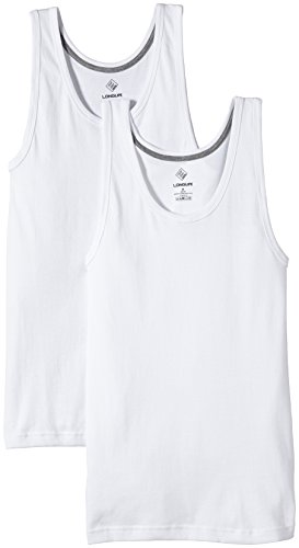 Nur Der Unterhemd LONGLIFE Doppelpack, 827767 Camiseta Interior, Blanco (Blanco 030), Large (Pack de 2) para Hombre