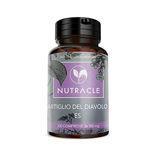 NUTRACLE Garra del Diablo Tabletas a base de extracto seco de Harpagófito. 100 comprimidos de 500 mg, suministro para 25 días NUTRACLE Garra del Diablo Tabletas a base de extracto seco de Harpagófito. 100 comprimidos de 500 mg, suministro para 25 días