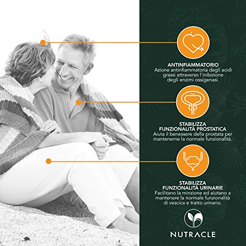 NUTRACLE NUTRISEREP 500 | 100 comprimidos de 550 mg | Serena Repens (Saw Palmetto) Para el bienestar de la próstata y del tracto urinario | Antioxidante natural, alta concentración de ácidos grasos NUTRACLE NUTRISEREP 500 | 100 comprimidos de 550 mg | Serena Repens (Saw Palmetto) Para el bienestar de la próstata y del tracto urinario | Antioxidante natural, alta concentración de ácidos grasos