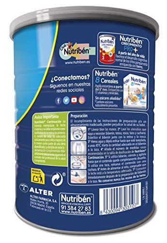 Nutribén Continuación 2 - Pro Alfa - 800 Gr