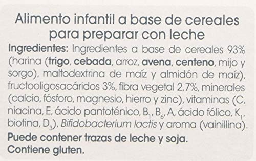 Nutribén Papillas Innova 8 Cereales Extrafibra, Desde Los 5 Meses, 600 Gr.