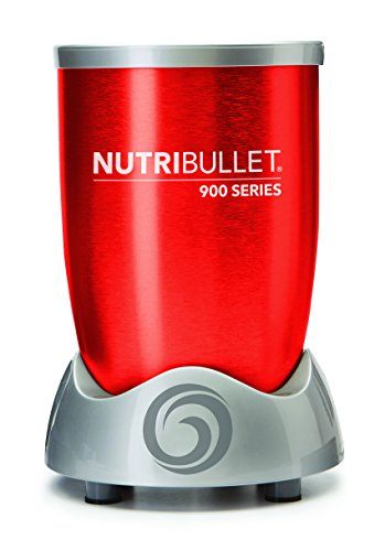 NutriBullet NB90928R Extractor de nutrientes original con recetario en español, ciclónico, apto lavavajillas, 900 W, alta velocidad 25.000 rpm, color rojo NutriBullet NB90928R Extractor de nutrientes original con recetario en español, ciclónico, apto lavavajillas, 900 W, alta velocidad 25.000 rpm, color rojo