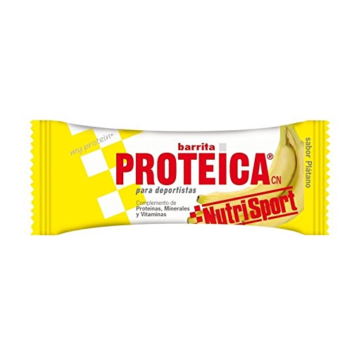 Nutrisport Barrita Proteica Platano Caja 24 Unidades - 1 Unidad