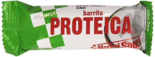 Nutrisport - Barrita proteica - Sabor a coco - 46 g