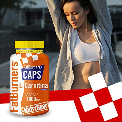 Nutrisport - Fatburner Caps, L-Carnitina, Quemagrasas, 105 cápsulas 1000 g