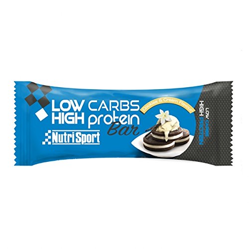 Nutrisport Low Carbs High Protein Bar 16 x 60g Vainilla & Cookie