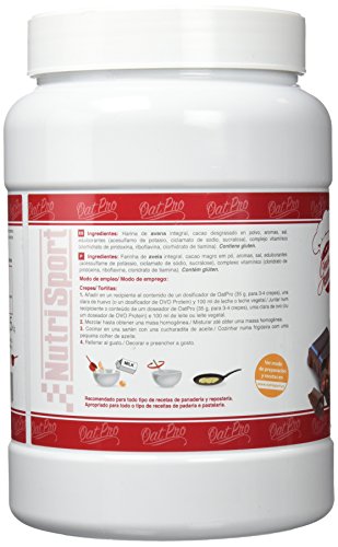 Nutrisport Oatpro Harina de Avena Integral con Sabor a Chocolate - 1500 gr