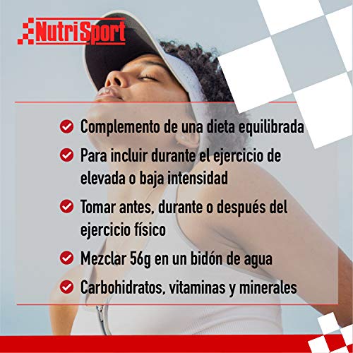 Nutrisport Sport Drink ISO Powder, Bebida Isotónica en Polvo, Hidratos de Carbono, Minerales, Sabor Limón, 1020 g Nutrisport Sport Drink ISO Powder, Bebida Isotónica en Polvo, Hidratos de Carbono, Minerales, Sabor Limón, 1020 g