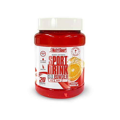 Nutrisport Sport Drink ISO Powder, Bebida Isotónica en Polvo, Hidratos de Carbono, Minerales, Sabor Naranja, 1020 g Nutrisport Sport Drink ISO Powder, Bebida Isotónica en Polvo, Hidratos de Carbono, Minerales, Sabor Naranja, 1020 g