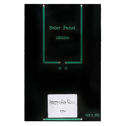 NUZAMAS 4.2 w 12V 350mA Mini Panel Solar módulo Solar Sistema célula Exterior Camping batería Cargador DIY Piezas de 200 mm X 130 mm