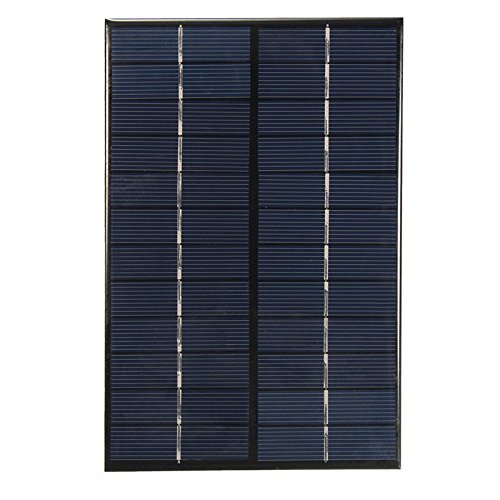 NUZAMAS 4.2 w 12V 350mA Mini Panel Solar módulo Solar Sistema célula Exterior Camping batería Cargador DIY Piezas de 200 mm X 130 mm