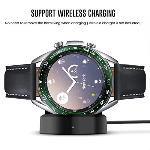 NVFED Para Samsung Galaxy Watch 3 41mm 45mm Anillo de Bisel Estilo PROTECCIĆN DE PROTECCIĆN DE PROTECCIĆN Adhesive ANTILLA DE Acero Inoxidable Bisel (Band Color : Silver, Band Width : 45mm) NVFED Para Samsung Galaxy Watch 3 41mm 45mm Anillo de Bisel Estilo PROTECCIĆN DE PROTECCIĆN DE PROTECCIĆN Adhesive ANTILLA DE Acero Inoxidable Bisel (Band Color : Silver, Band Width : 45mm)