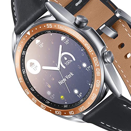 NVFED Para Samsung Galaxy Watch 3 41mm 45mm Anillo de Bisel Estilo PROTECCIĆN DE PROTECCIĆN DE PROTECCIĆN Adhesive ANTILLA DE Acero Inoxidable Bisel (Band Color : Silver, Band Width : 45mm) NVFED Para Samsung Galaxy Watch 3 41mm 45mm Anillo de Bisel Estilo PROTECCIĆN DE PROTECCIĆN DE PROTECCIĆN Adhesive ANTILLA DE Acero Inoxidable Bisel (Band Color : Silver, Band Width : 45mm)