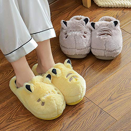 Nwarmsouth Peluche de Animales Slippers Mujer Hombre,Zapatillas cálidas de Invierno, Zapatos caseros de algodón Antideslizantes-Gris_38-39,Nuevas Zapatillas Slip On Mules para Hombre Nwarmsouth Peluche de Animales Slippers Mujer Hombre,Zapatillas cálidas de Invierno, Zapatos caseros de algodón Antideslizantes-Gris_38-39,Nuevas Zapatillas Slip On Mules para Hombre