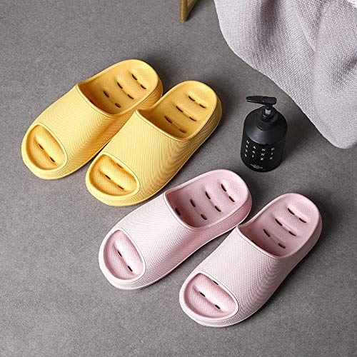 Nwarmsouth Zapatillas de Gimnasio de Suela Blanda, Sandalias Acolchadas súper Suaves, Zapatillas de Masaje para baño-Yellow_38-39, Zapatos de Playa y Piscina para Ducha Nwarmsouth Zapatillas de Gimnasio de Suela Blanda, Sandalias Acolchadas súper Suaves, Zapatillas de Masaje para baño-Yellow_38-39, Zapatos de Playa y Piscina para Ducha