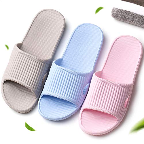 Nwarmsouth Zapatillas de Gimnasio de Suela Blanda, Sandalias de Masaje de Suela Blanda, Zapatillas de baño Antideslizantes, Azul Claro_34-35, Zapatos de Ducha y Playa para la Piscina Nwarmsouth Zapatillas de Gimnasio de Suela Blanda, Sandalias de Masaje de Suela Blanda, Zapatillas de baño Antideslizantes, Azul Claro_34-35, Zapatos de Ducha y Playa para la Piscina
