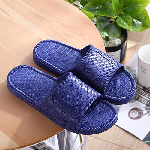 Nwarmsouth Zapatillas de Gimnasio de Suela Blanda, Sandalias de Plataforma de baño, cómodas Zapatillas de Masaje, Azul Oscuro_44-45, Zapatos de Playa y Piscina para Ducha Nwarmsouth Zapatillas de Gimnasio de Suela Blanda, Sandalias de Plataforma de baño, cómodas Zapatillas de Masaje, Azul Oscuro_44-45, Zapatos de Playa y Piscina para Ducha