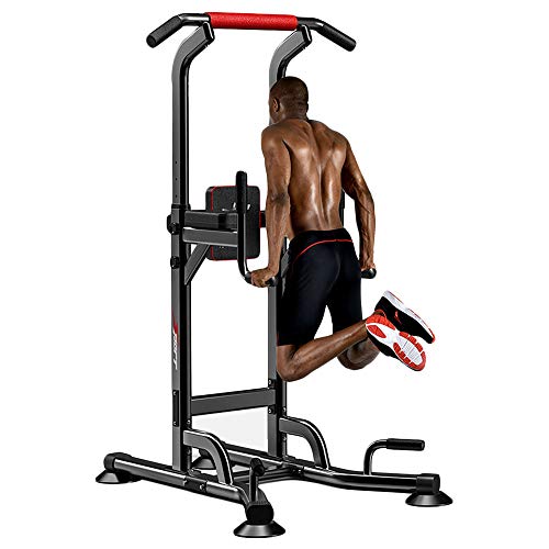NXLWXN Power Tower Estación Multifuncional De Entrenamiento, Torre De Musculación Y Fitness, Dip Station, Barra De Dominadas, Asas para Flexiones, Tamaño Regulable NXLWXN Power Tower Estación Multifuncional De Entrenamiento, Torre De Musculación Y Fitness, Dip Station, Barra De Dominadas, Asas para Flexiones, Tamaño Regulable