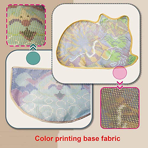NZHK 3D Latch Hook Rug Kits Kit de Ganchillo Alfombra Alfombra Bordado Conjunto Hacer Manualidades para niños/Adultos 20.5" x 15",B NZHK 3D Latch Hook Rug Kits Kit de Ganchillo Alfombra Alfombra Bordado Conjunto Hacer Manualidades para niños/Adultos 20.5" x 15",B