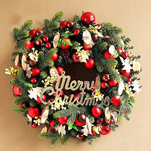 O-Kinee Bolas de Navidad Rojo, 24PCS Bolas para Arbol de Navidad, Decoracion Arbol Navidad, Adornos Arbol Navidad, 4 cm