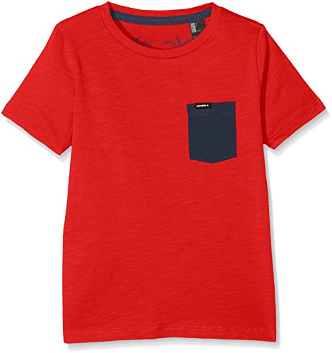 O 'Neill niño Jacks Base Camisetas, niño, Jacks Base t-Shirt, Aurora Rot, 128