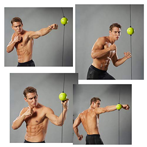 O RLY Boxeo Bola Entrenamiento Quick Puncher Ball Velocidad de Enfoque MMA O RLY Boxeo Bola Entrenamiento Quick Puncher Ball Velocidad de Enfoque MMA