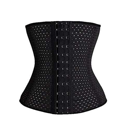 O³ Corset Reductor Adelgazante Mujer – Tallas S – XXXL | Fajas Reductoras Adelgazantes para Body Mujer Lola Pink– Fajas Colombianas Cómodas y Ligeras – Negro L/40