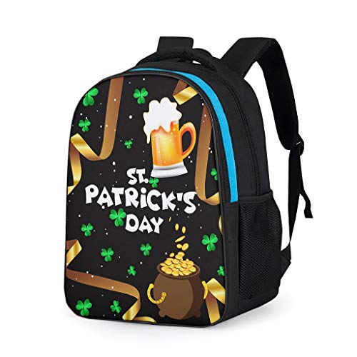 O3XEQ-8 St Patrick's Day City - Mochila de Yoga para Mujer Gris Gris Talla única