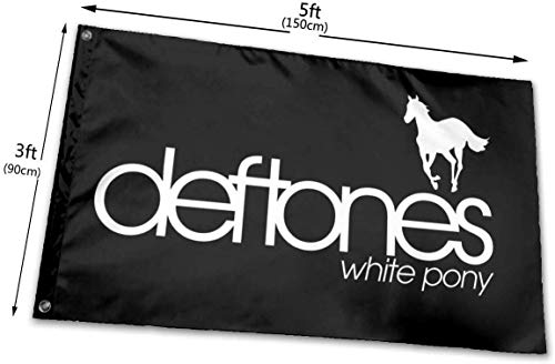 Oaqueen Banderas, 3x5 Foot Flag Deftones White Pony Flag Vivid Color and UV Fade Resistant with Brass Grommets 3 X 5 Feet 3x5'' Flag Oaqueen Banderas, 3x5 Foot Flag Deftones White Pony Flag Vivid Color and UV Fade Resistant with Brass Grommets 3 X 5 Feet 3x5'' Flag