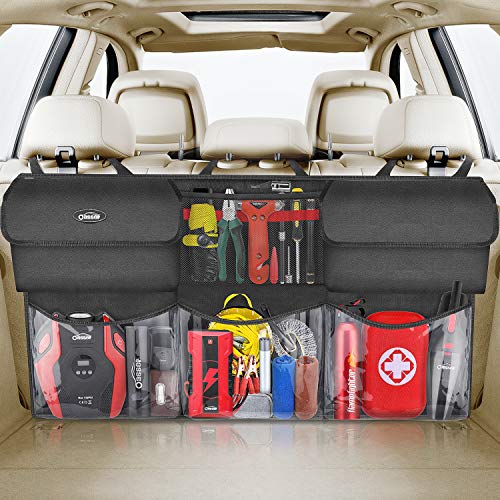 oasser Organizador Maletero Coche Organizador Coche Bolsa Maletero Coche para Furgoneta y Autocaravana 94x48x6.5cm 6 Bolsillos Tela Oxford 600D E6 oasser Organizador Maletero Coche Organizador Coche Bolsa Maletero Coche para Furgoneta y Autocaravana 94x48x6.5cm 6 Bolsillos Tela Oxford 600D E6