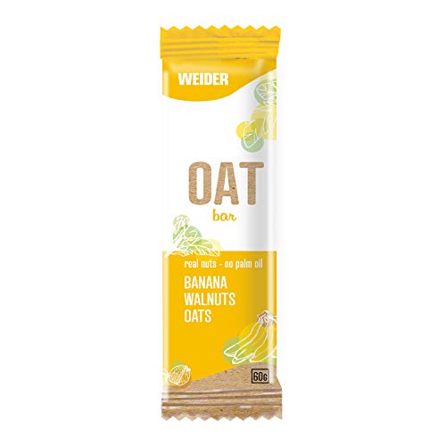 OAT BAR Sabor Plátano, Pack de 20 barritas x 60g, 1200g