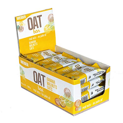 OAT BAR Sabor Plátano, Pack de 20 barritas x 60g, 1200g OAT BAR Sabor Plátano, Pack de 20 barritas x 60g, 1200g