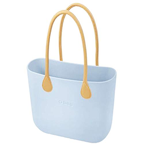 OBAG - Bolso al hombro de Caucho para mujer Azul azul celeste 31x39x14cm