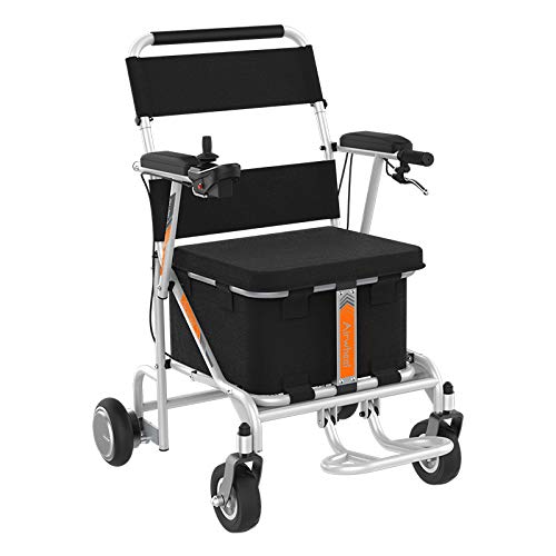 Obbocare | Silla de Ruedas Eléctrica Airwheel H8 para interior y exterior con cesta de almacenamiento Obbocare | Silla de Ruedas Eléctrica Airwheel H8 para interior y exterior con cesta de almacenamiento