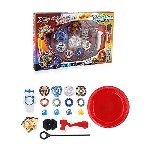 OBEST Juego de empuñadura de Metal  con Base Arena Fusion 4D Caja de 4 Gyro Fight Master