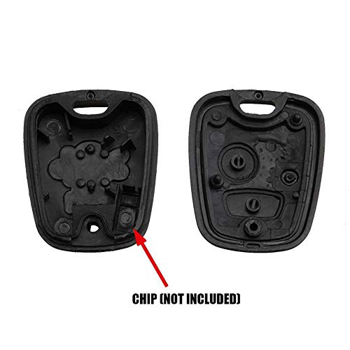 OcioDual Carcasa Funda Mando Llave Citroen C1 C2 C3 C5 Xsara Berlingo Saxo Picasso sin Espadin 2 Botones Button Remote Key Fob OcioDual Carcasa Funda Mando Llave Citroen C1 C2 C3 C5 Xsara Berlingo Saxo Picasso sin Espadin 2 Botones Button Remote Key Fob
