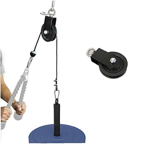Odoukey Sistema de polea, polea de Cable Grados de rotación de la Rueda de tracción 360 para los Bloques de elevación, montacargas, Ascensor Escalera, Gym Equipment, DIY Proyectos Odoukey Sistema de polea, polea de Cable Grados de rotación de la Rueda de tracción 360 para los Bloques de elevación, montacargas, Ascensor Escalera, Gym Equipment, DIY Proyectos