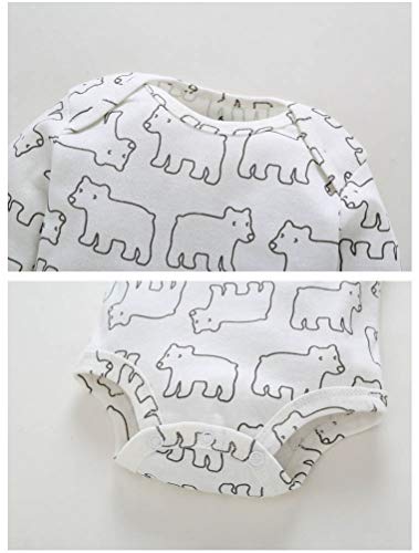 Odziezet Conjunto ReciƩn Nacido BebƩ Mono NiƱo NiƱa Abrigo Sudadera Invierno Primavera OtoƱo 3PC 3-18 Meses Odziezet Conjunto ReciƩn Nacido BebƩ Mono NiƱo NiƱa Abrigo Sudadera Invierno Primavera OtoƱo 3PC 3-18 Meses