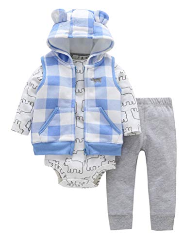 Odziezet Conjunto ReciƩn Nacido BebƩ Mono NiƱo NiƱa Abrigo Sudadera Invierno Primavera OtoƱo 3PC 3-18 Meses Odziezet Conjunto ReciƩn Nacido BebƩ Mono NiƱo NiƱa Abrigo Sudadera Invierno Primavera OtoƱo 3PC 3-18 Meses