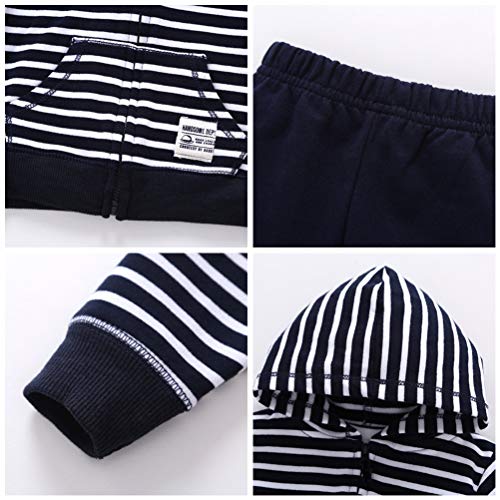 Odziezet Conjunto Recién Nacido Bebé Mono Niño Niña Abrigo Sudadera Invierno Primavera Otoño 3PC 3-18 Meses Odziezet Conjunto Recién Nacido Bebé Mono Niño Niña Abrigo Sudadera Invierno Primavera Otoño 3PC 3-18 Meses